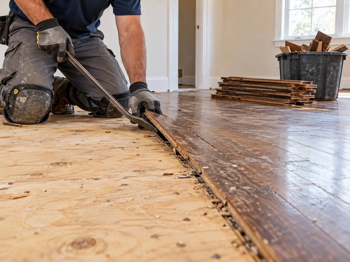 Existing Flooring Removal and Disposal